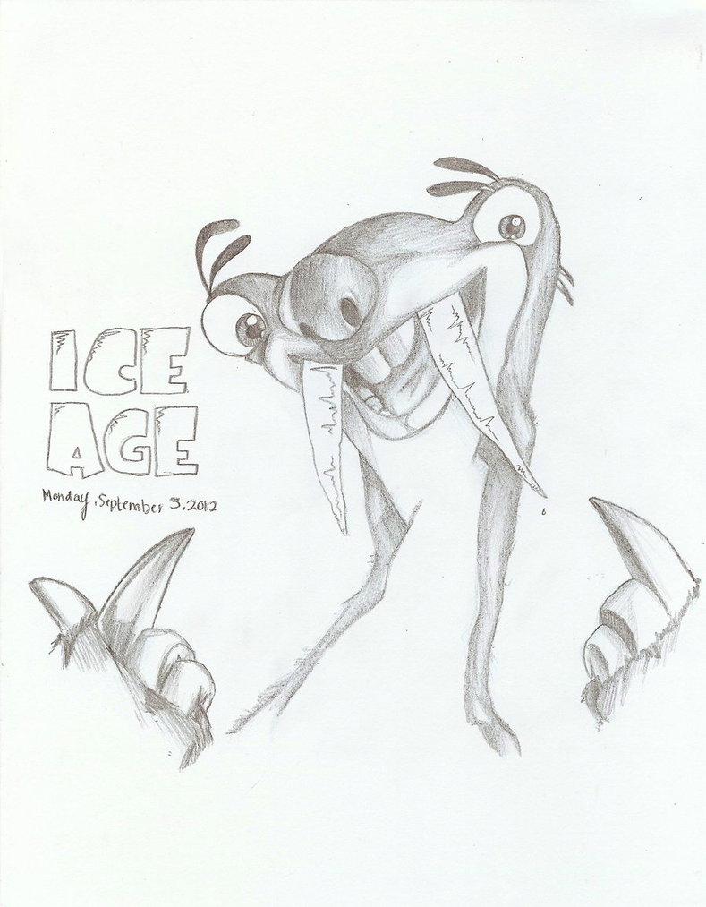 789x1013 Sid The Sloth ) By Kuroichigopro