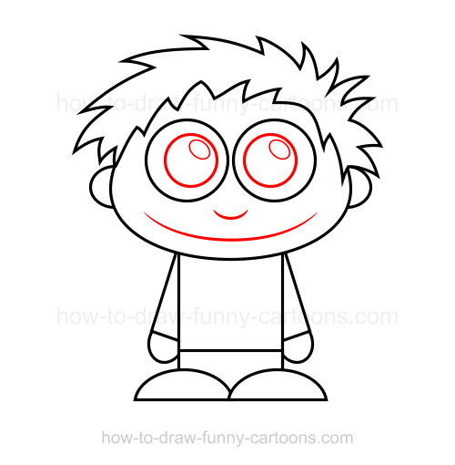 500x510 How To Draw A Kid