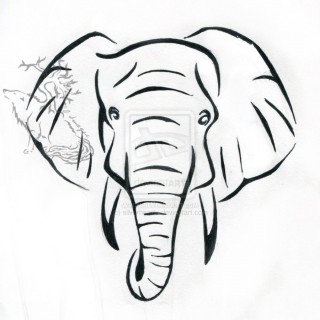 320x320 Tag For Elephant Easy Drawing Learn How To Draw A Baby Elephant