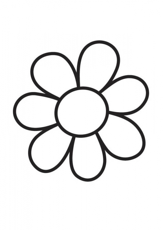 531x750 Small Flower Coloring Pages Simple Small Flower Coloring Pages