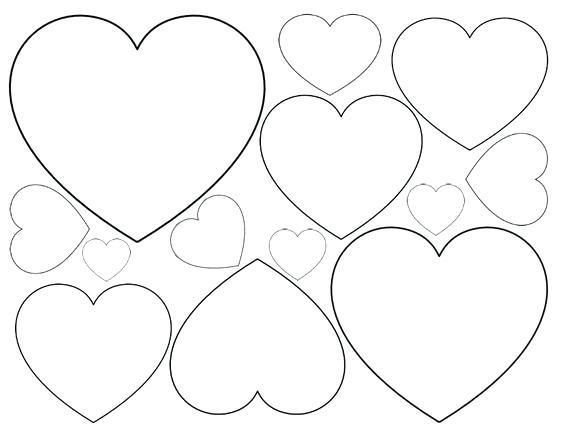 564x434 Small Love Heart Colouring Pages Coloring Page For Kids