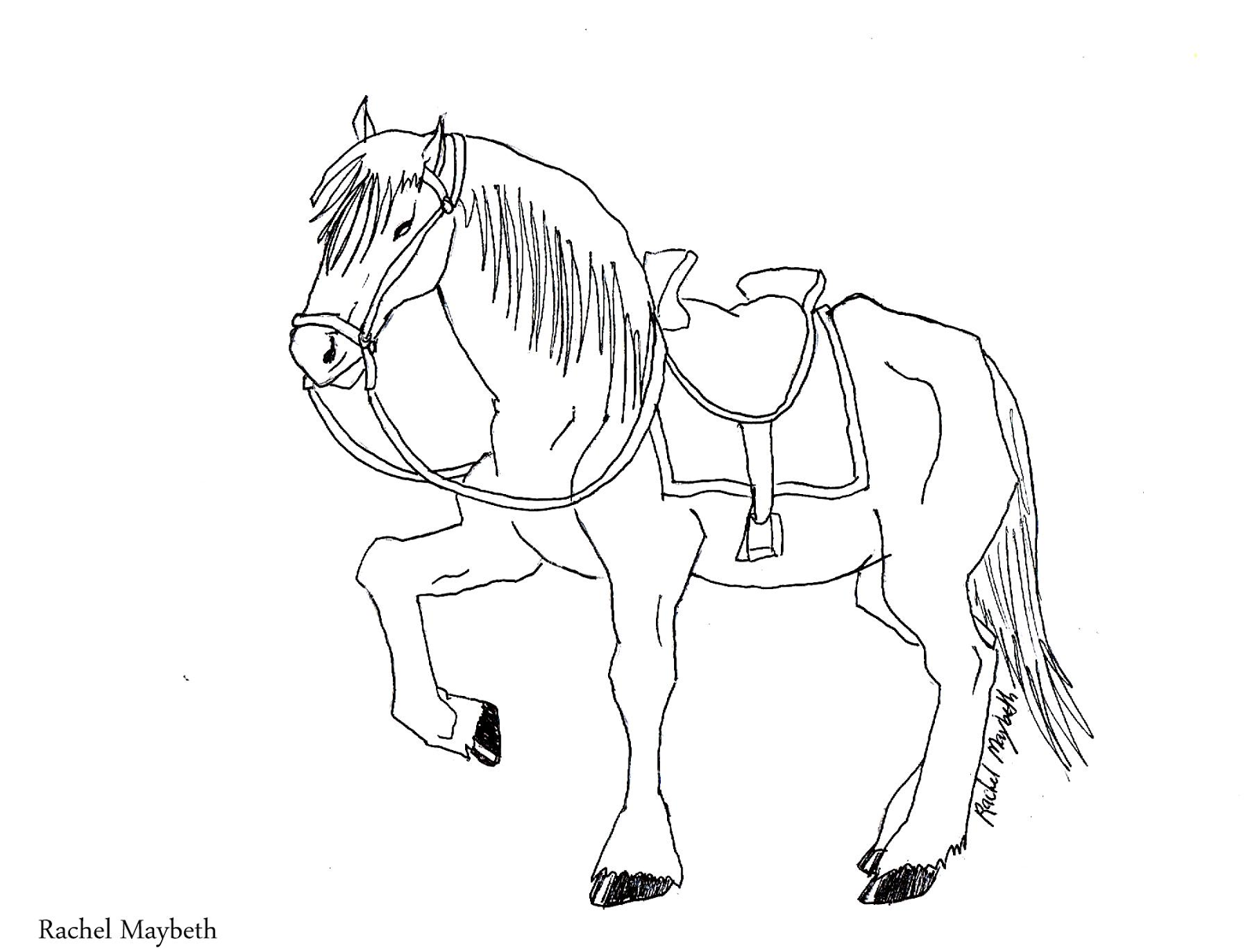 1600x1212 Rachel Maybeth Free Horse, Unicorn, And Pegasus Coloring Pages