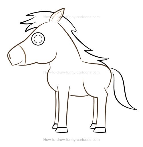 500x516 To Draw A Horse