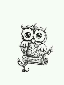 224x300 Owl Tattoo Designs Small Owl Tattoos, Owl And Tattoo