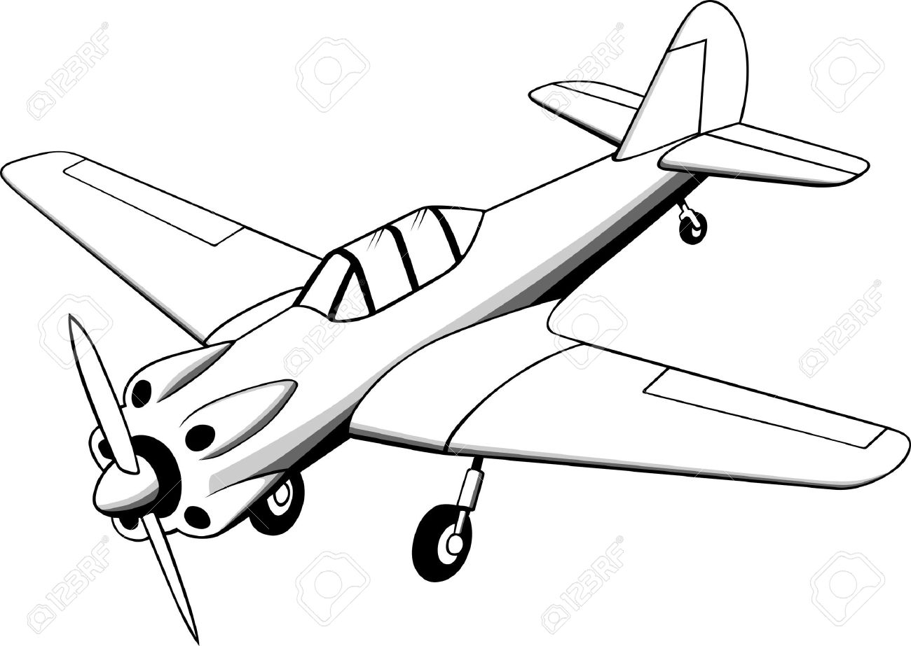 1300x923 Little Old Plane On White Royalty Free Cliparts, Vectors,