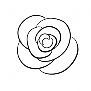 300x300 Drawings Tumblr Google Search. Drawing Of A Small Rose. Pin Drawn