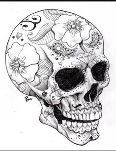236x306 I'D Get A Sugar Skull In Place Of The Regular Skull. Awesome None