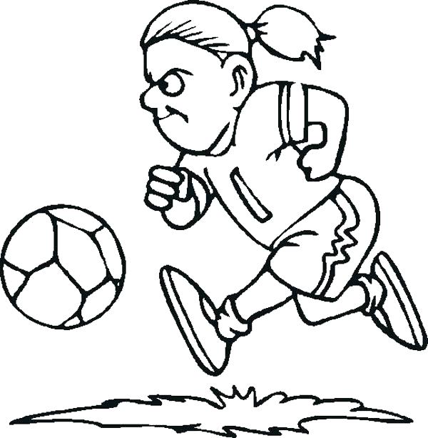 600x613 Soccer Ball Coloring Page As Fresh Soccer Ball Coloring Pages