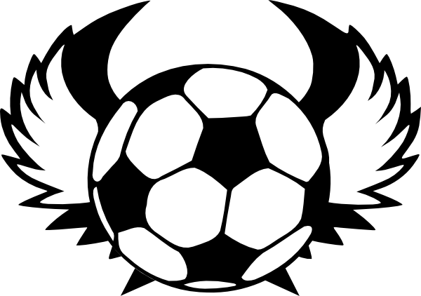 600x422 Soccerballwithwings Clip Art