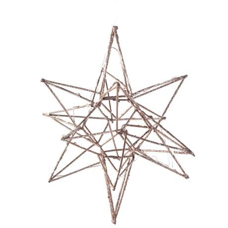 460x460 Small Copper Glitter 3d Star Light