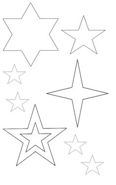236x377 Star Templates Christmaskerst Star Template