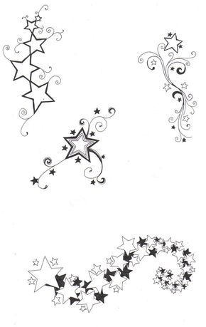 290x459 Sketches Of Stars And Hearts Star Designs By ~crazyeyedbuffalo