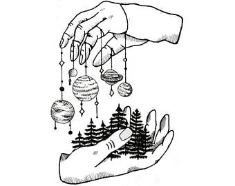 340x270 Mountain Fake Tattoo Etsy