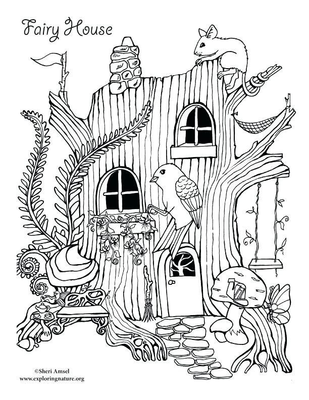 612x792 House Color Page House Coloring Page Advanced Houses Coloring