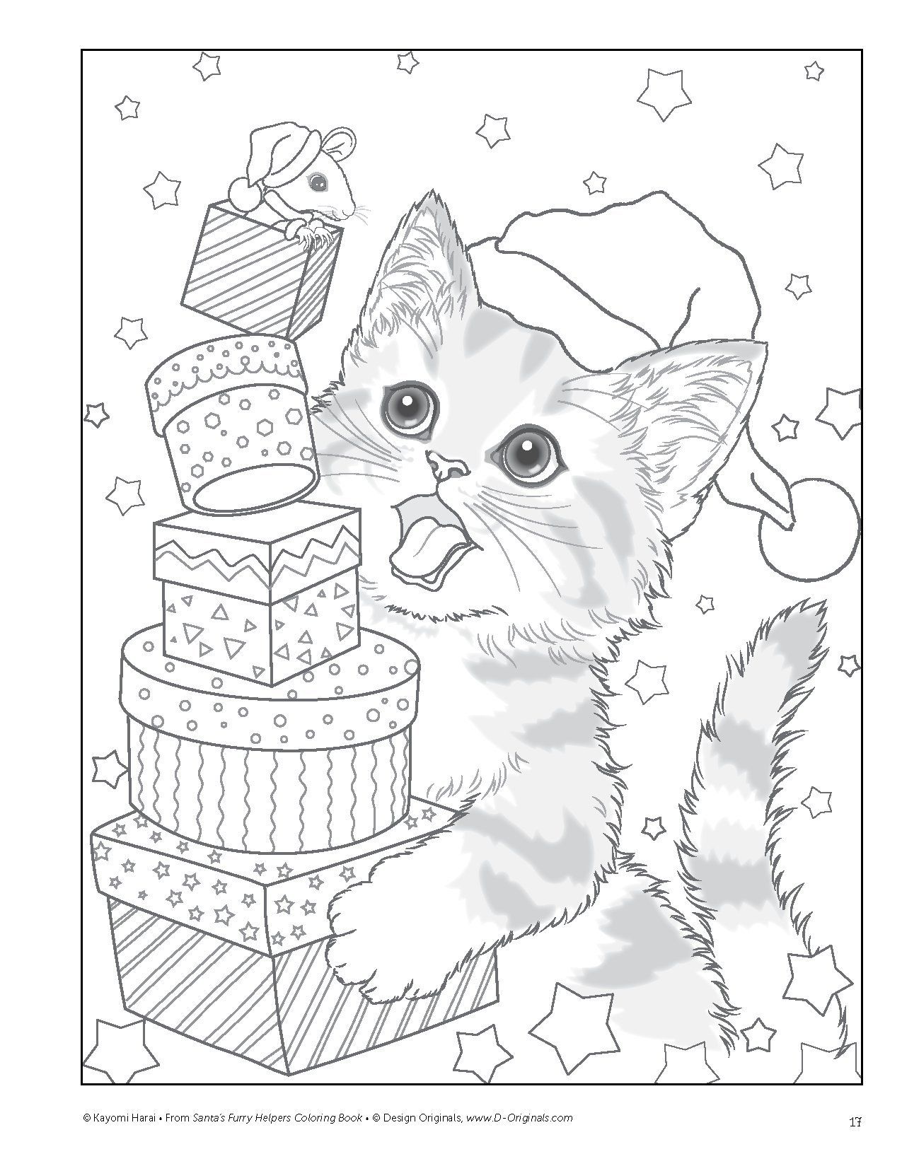 1275x1632 Santas Furry Helpers Coloring Book Colouring Books Amazon.de