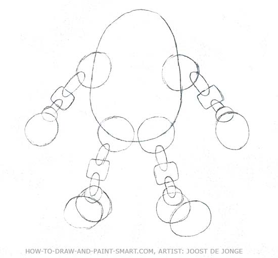 550x511 How To Draw Robots