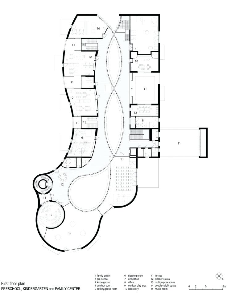 736x966 Room Plan Drawing Architects A Preschool Kindergarten And Family