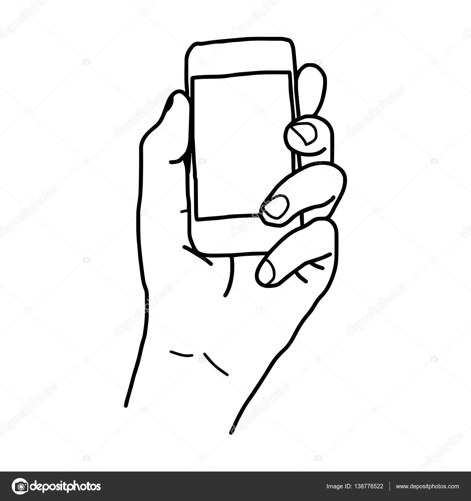 1600x1700 Illustration Vector Doodle Hand Drawn Sketch Of Human Left Hand