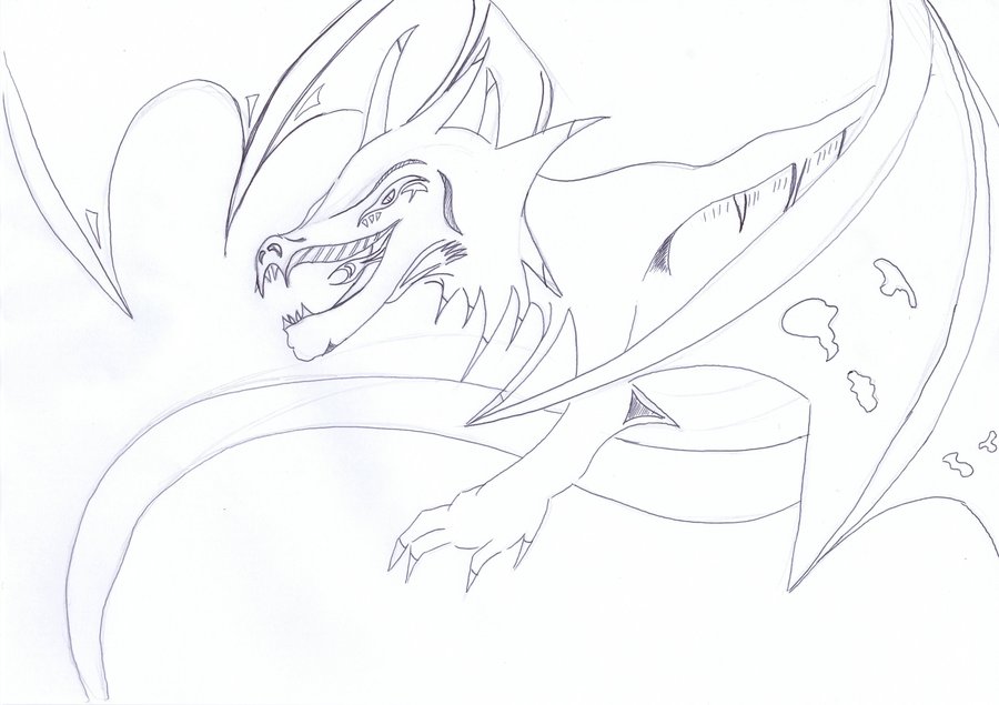 900x635 Smaug Sketch. By Crusnick