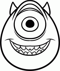 254x302 How To Draw How To Draw Mike Wazowski Easy