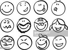 236x172 Collection Of Different Funny Faces. Smiley And Free Vector Art