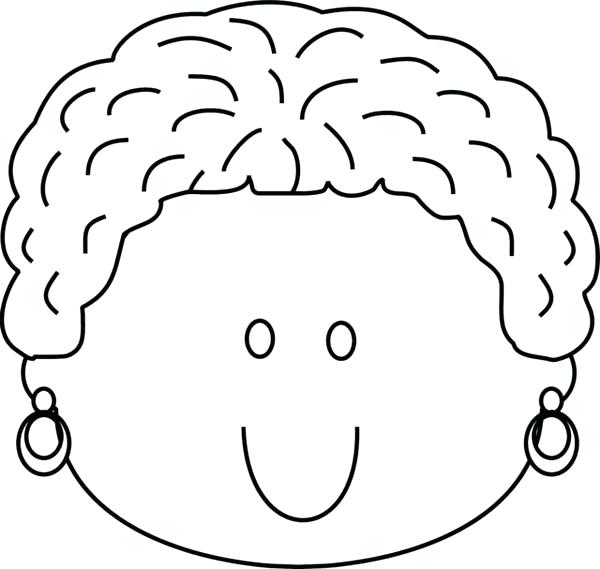 600x569 Happy Face Coloring Page Woman Happy Face Coloring Page Smiley
