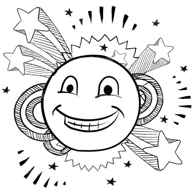 618x618 Coloring Astonishing Face Coloring Pages. Happy Smiley Face