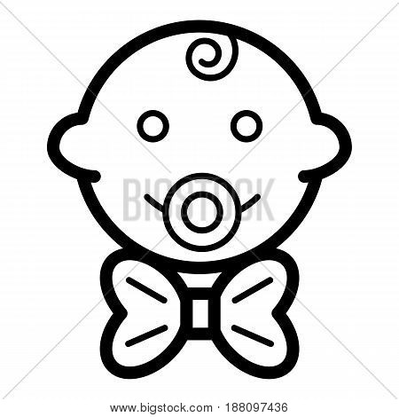 450x470 Baby Boy Vector Icon. Black White Vector Amp Photo Bigstock