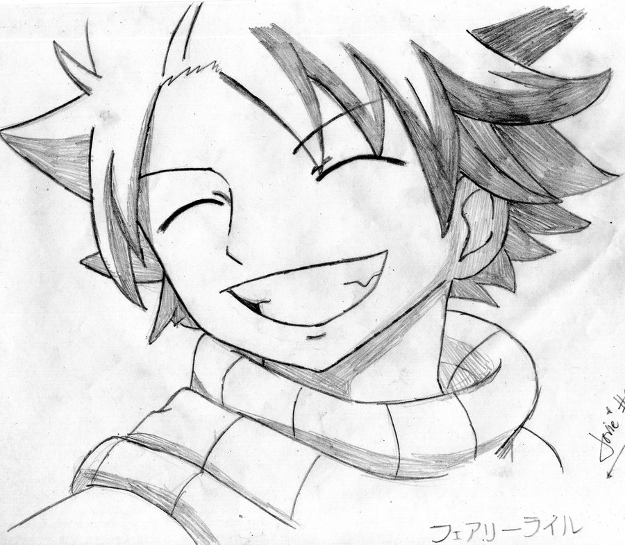 900x785 Natsu's Priceless Smile By Janesmee