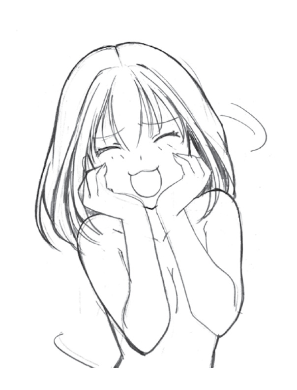 604x792 How To Draw A Laughing Face For Manga Or Anime