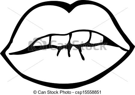 450x317 Cartoon Lips Clipart Vector
