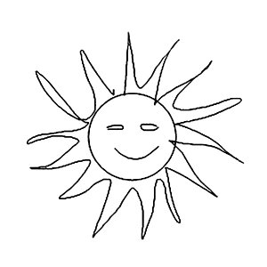 300x300 Smiling Sun Drawings Fine Art America