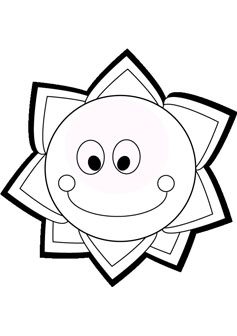 237x336 Smiling Sun Coloring Pages Pictures