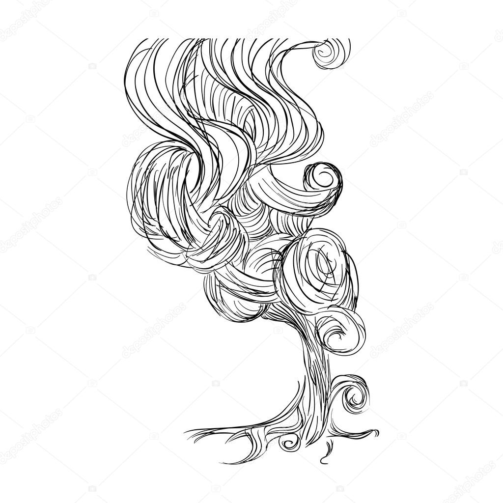 1024x1024 Smoke Icon. Sketch Design. Vector Graphic Stock Vector Djv