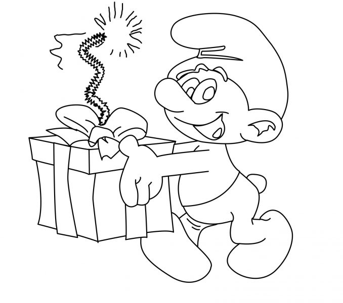678x600 Coloring Smurfs Kids Coloring