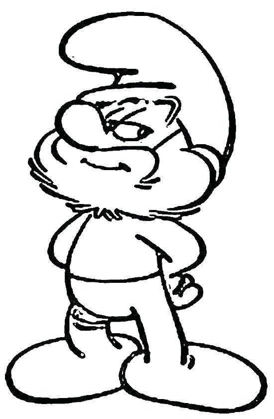 550x840 Smurf Coloring Pages The Smurfs Dancing Hula Hula Coloring Page