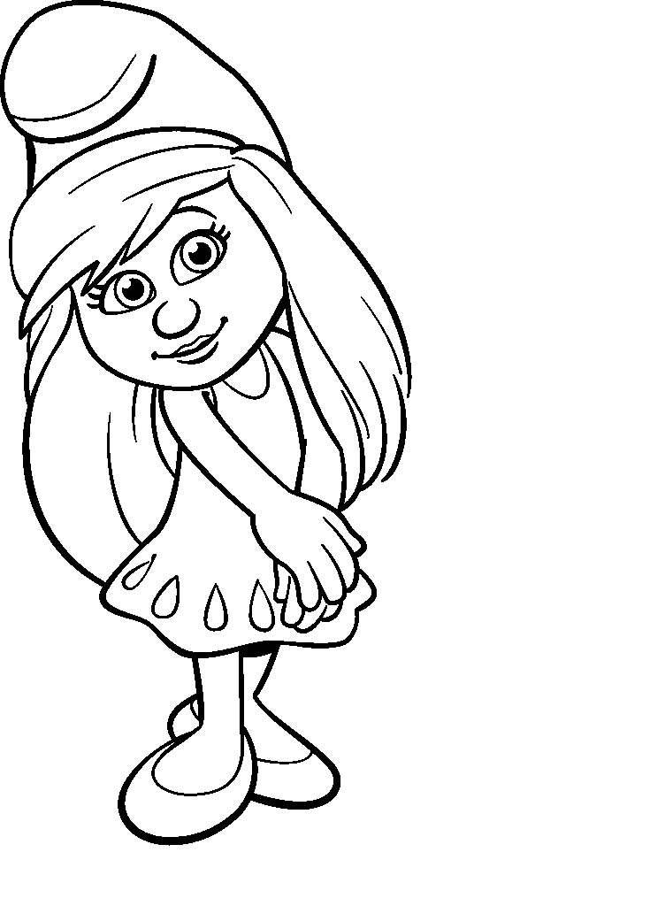 Smurfette Drawing at GetDrawings | Free download