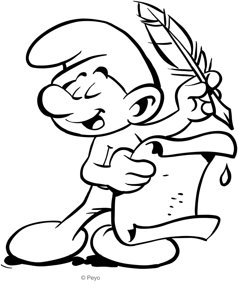 Smurfs Drawing at GetDrawings | Free download