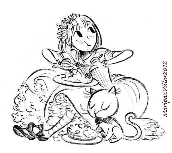 600x532 Maripaz Villar Drawing Fantastic Art, Art Drawings