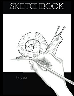260x336 Sketchbook Snail Drawing Pad, 100 Blank Pages, Extra Large (8.5 X