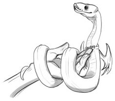 236x207 Art Sketch Doodle Snake Noodle Ball Python Draw