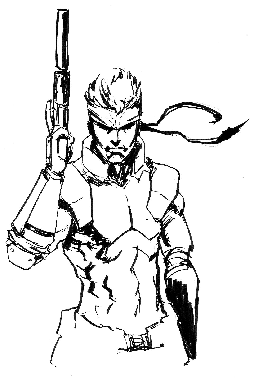 1073x1610 Metal Gear Solid Snake Alex Cipriano