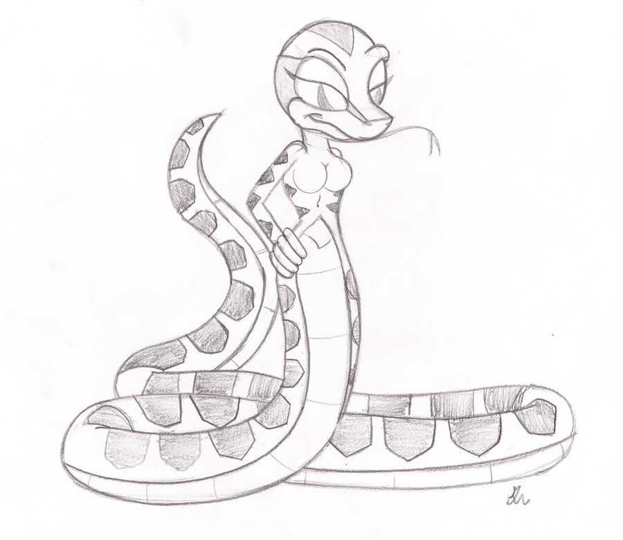 900x780 Hista The Snake Sketch By Lol20