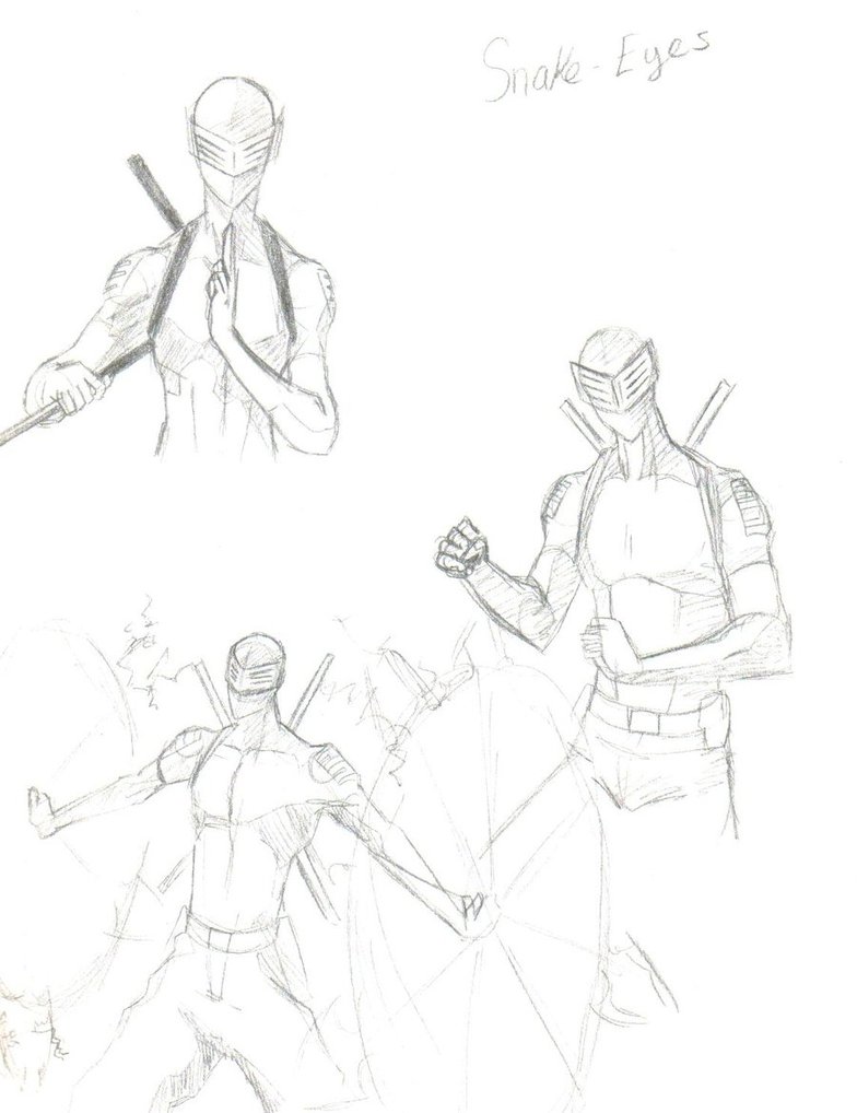 784x1018 Snake Eyes Gi Joe Renegades By Gigglesalot
