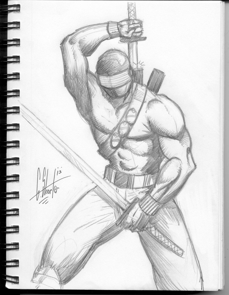 787x1015 Snake Eyes Sketch By Grantshorterart
