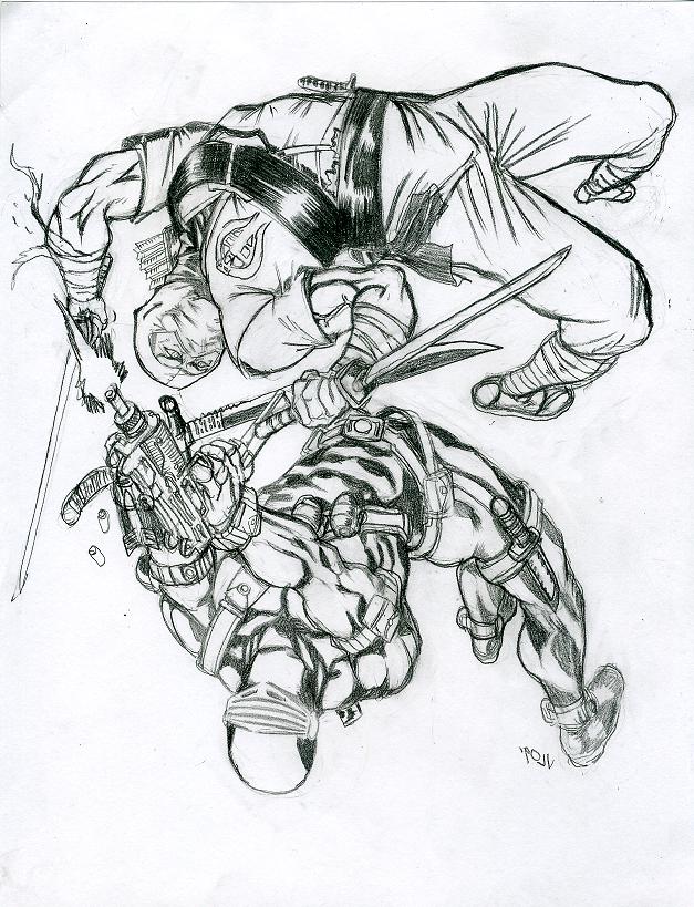 627x819 Snake Eyes Versus Stormshadow By Johnsdead