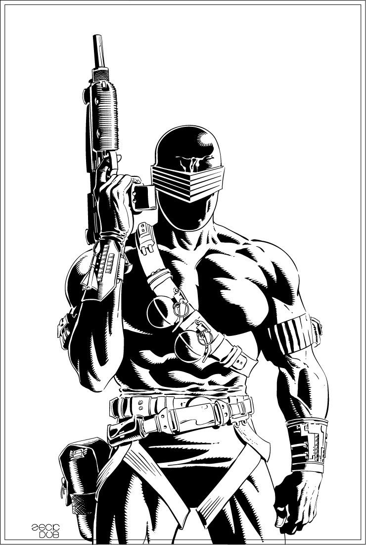 740x1100 Mike Zeck's Snake Eyes By Dubbery