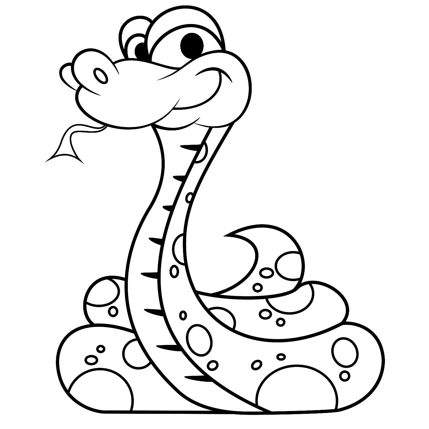 1500x1500 Snake Face Clipart