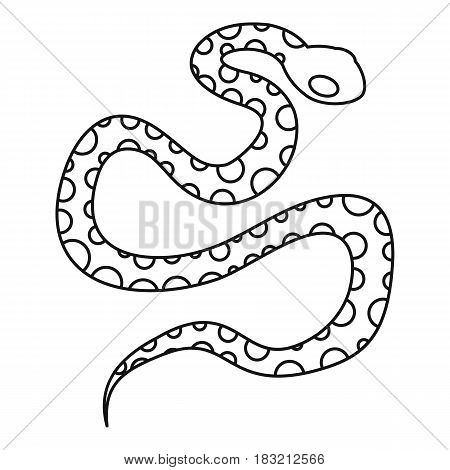 450x470 Python Snake Icon Outline Style Vector Amp Photo Bigstock