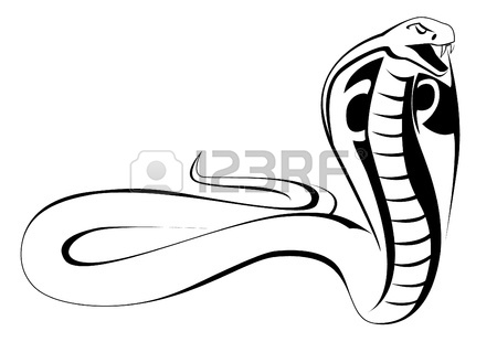 450x310 Snake Sword Detailed Pencil Drawing Royalty Free Cliparts, Vectors
